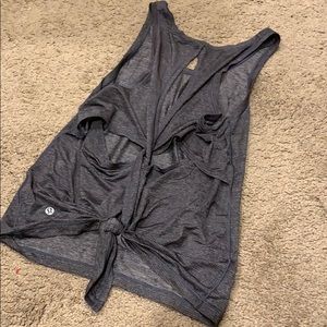 Lulu lemon tank top. Tie in back.
